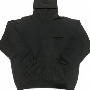 Essentials Black hoodie medium size